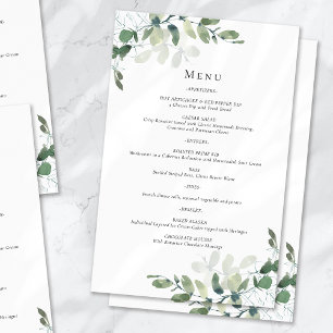Menu Mariage BUDGET Eucalyptus