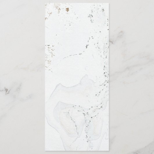 Menu Mariage Calligraphie | Or (Dos)