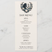 Menu Mariage campagnard-Chevaux en Amour Mariage (Dos)