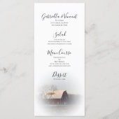 Menu Mariage campagnard d'hiver de la grange couve (Devant)