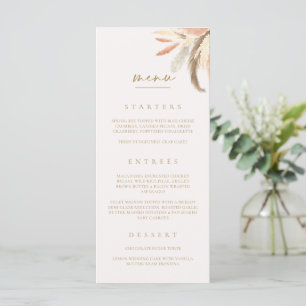 Menu mariage Carte Dîner Déjeuner Brunch C100