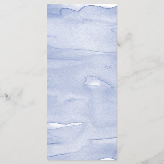 Menu Mariage céleste du ciel nocturne (Dos)