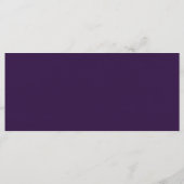 Menu Mariage céleste Starry Night Tree (Dos)