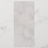 Menu Mariage Cherry Blossom (Dos)