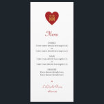 Menu Mariage chinois Double Bonheur Rouge Or<br><div class="desc">Peut être entièrement customisé pour répondre à vos besoins. Gorjo Designs. Imprimé par Zazzle. // Besoin d'aide pour customiser votre design ? Vous avez d'autres idées ? N'hésitez pas à me contacter.</div>
