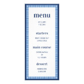Menu Mariage clé grec (Devant)