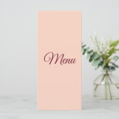 Menu Mariage conte de fée Art Déco (Debout devant)