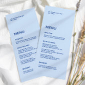 Menu Mariage Côte, Mariage Bleu
