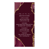 Menu Mariage d'âge de Bourgogne et d'or (Devant)