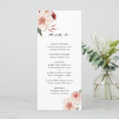 Menu Mariage d'aquarelle du jardin végétal (Debout devant)