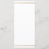 Menu Mariage d'aquarelle Pampa Grass (Dos)