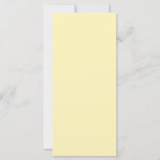 Menu Mariage d'arrangement de citron d'été (Dos)