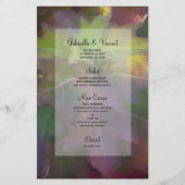 Menu Mariage de automne Oak Leaf Hydrangea (Devant)