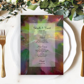 Menu Mariage de automne Oak Leaf Hydrangea
