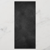 Menu Mariage de bouquet Smokey Dark Rose (Dos)