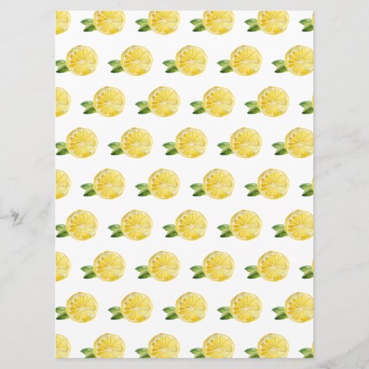 Menu Mariage de cadre vert citron italien (Dos)