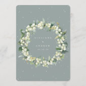 Menu Mariage de cours Seafoam Snowberry+Eucalyptus 4 (Dos)