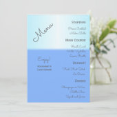 Menu Mariage de design Swans (Debout devant)