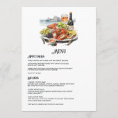 Menu Mariage de destination à Newport, Rhode Island (Devant)