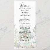Menu Mariage de Destination sur une Plage Tropicale (Devant)