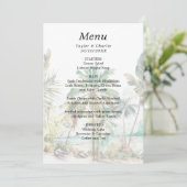 Menu Mariage de Destination sur une Plage Tropicale (Debout devant)