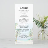 Menu Mariage de Destination sur une Plage Tropicale (Debout devant)