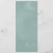 Menu Mariage de la brise tropicale (Dos)