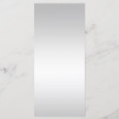 Menu Mariage de la corbeille des séquences d'argen (Dos)