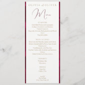 Menu Mariage de la Passion Bourgogne (Devant)