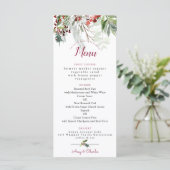 Menu Mariage de la saison de Noël 2 (Debout devant)