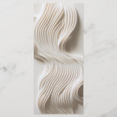 Menu mariage de l'ivoire sculpté (Dos)