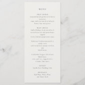 Menu mariage de l'ivoire sculpté (Devant)