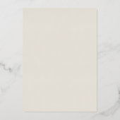 Menu Mariage de luxe Rose Gold Carrelage méditerra (Verso)