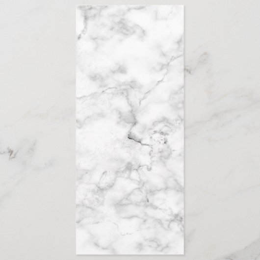 Menu Mariage de Marbre blanc rose Gold Copper Palm Tree (Dos)