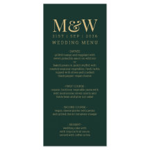 Mariage de monogramme d'or vert