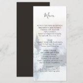 Menu Mariage de montagne alpin | (Devant / Derrière)