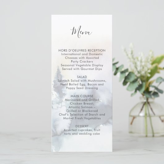Menu Mariage de Montagne Alpine | (Debout devant)