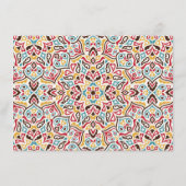 Menu Mariage de Motif de mandala géométrique classique (Dos)