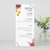 Menu mariage de Noël personnalisé (Debout devant)