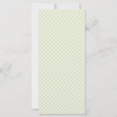 Menu Mariage de plage florale tropicale (Dos)