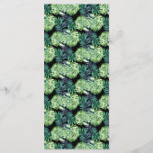 Menu Mariage de plage Hawaiian Island (Dos)