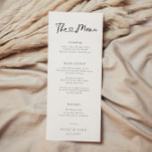 Menu Mariage de police cardiaque