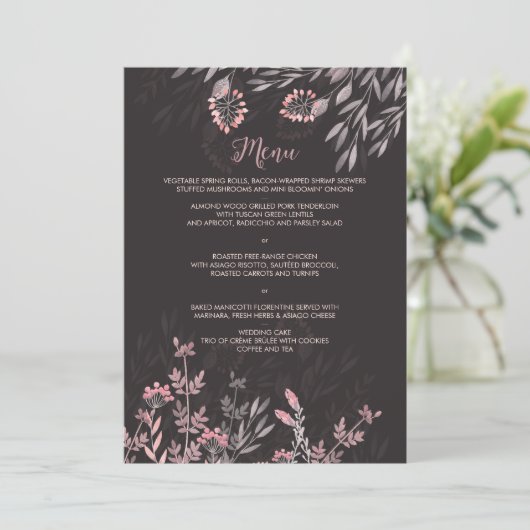 Menu Mariage de rêve pour une nuit d'été (Debout devant)