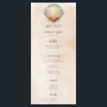 Menu Mariage de sable de coquillage moderne<br><div class="desc">Embarquez pour un voyage en toute sérénité avec notre menu mariage sur le thème de la côte. Imaginez les rives tranquilles, la douce accalmie des vagues et l'étreinte douce de la brise marine, le tout encapsulé dans une carte magnifiquement conçue, juste pour vous. Célébrez dans le style entouré par les...</div>