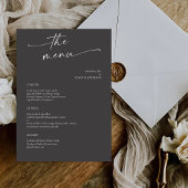 Menu MARIAGE de script de calligraphie moderne BLAIRE