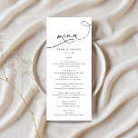 Menu Mariage de script simple<br><div class="desc">Menu Mariage de script simple et élégant</div>