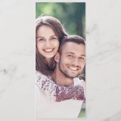 Menu Mariage de script simple et moderne (Dos)