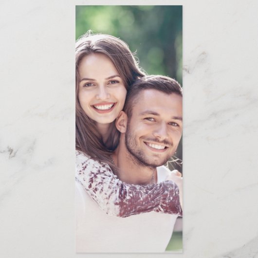 Menu Mariage de script simple et moderne (Dos)