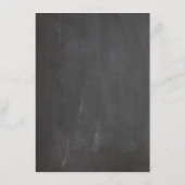 Menu Mariage de tableau de bord. Boho jardin fleurs ros (Dos)