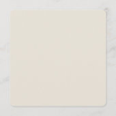 Menu Mariage de tournesol rustique moderne (Dos)